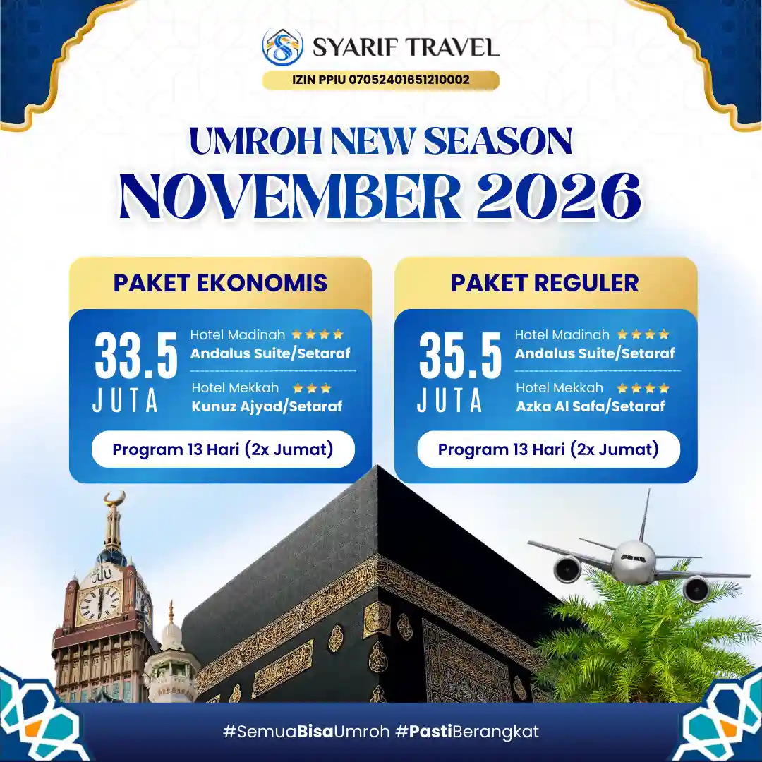travel umroh makassar - syarif travel